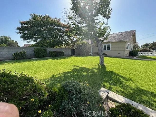 Front of the house with huge front yard
