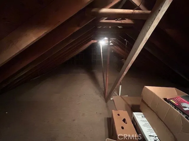 Storage area above 3 car garage