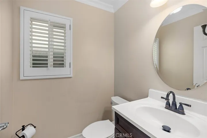 Downstairs remodeled bathroom.