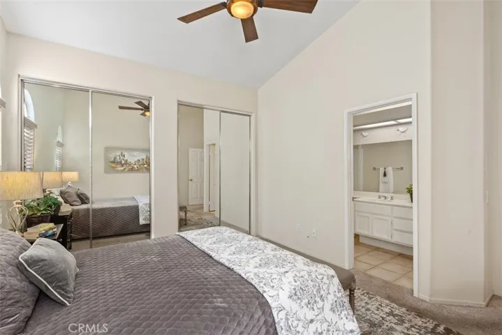 Primary Bedroom Suite View to the Bathroom