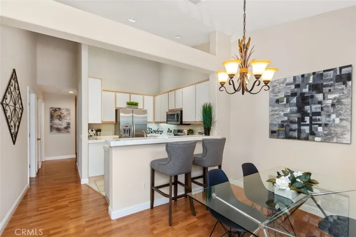 Kitchen is Open to the Dining and Living Area