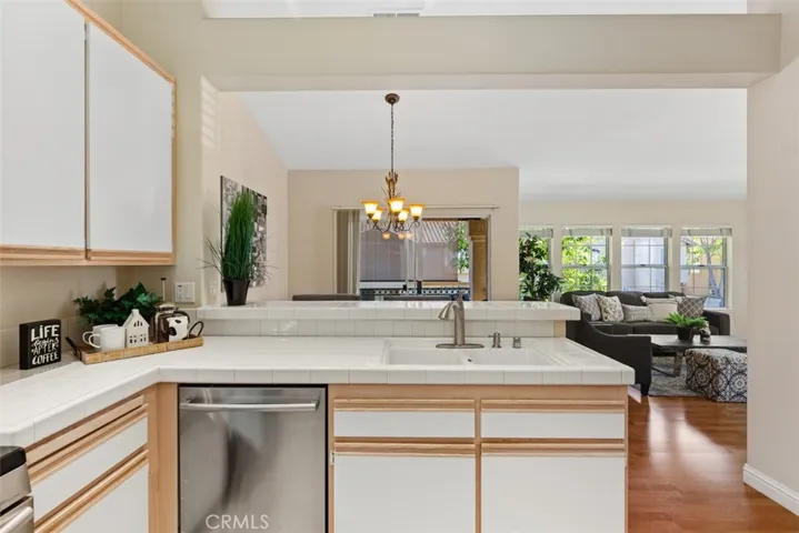 Kitchen is convenient to the Dining Area as well as Outdoor Living