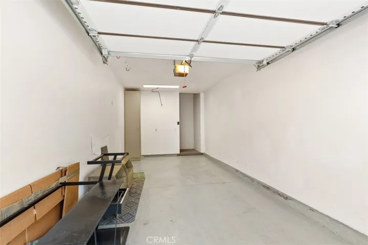Garage with ample space for storage