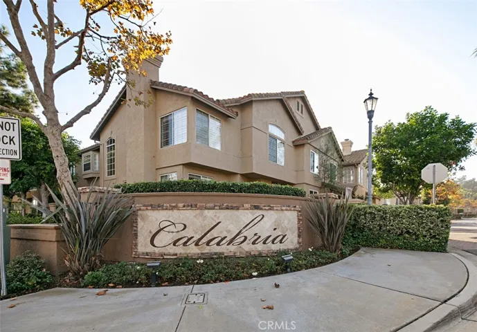 Entrance to the highly desirable Calabria Community