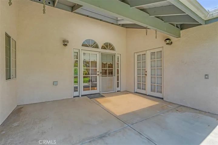 Spacious Covered Patio with Skylight