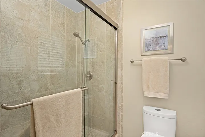 Remodeled primary walk in shower.