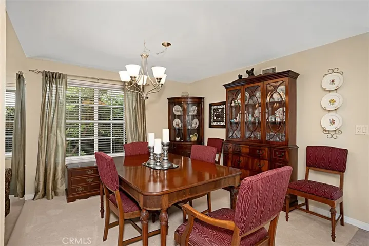 Large dining room.