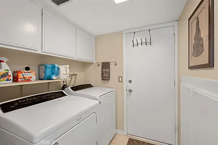 Downstairs laundry room.