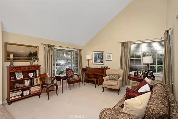 Spacious living room with double pane windows throughout the home.