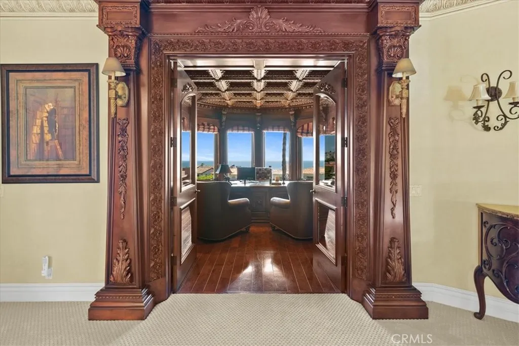 Paneled wood Office is beyond spectacular!