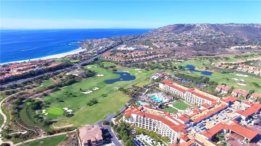 The Waldorf Astoria Monarch Beach Resort is a beach path away.