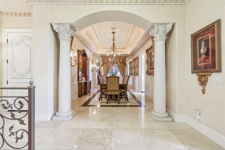 Grand entrance to the Dining Room.