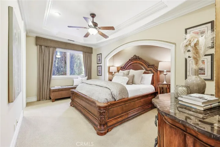 Another Bedroom with high ceilings and walk-in closet!