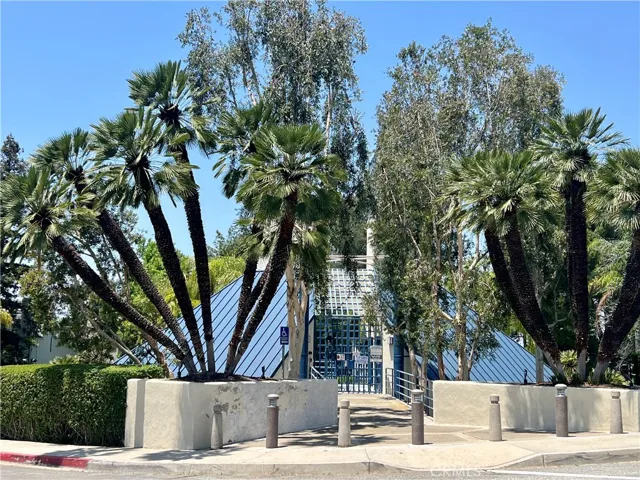 Entrance to community pool and clubhouse area.