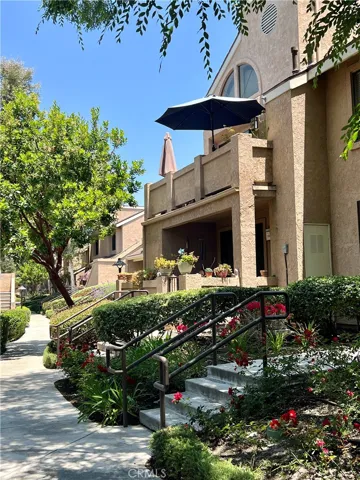 Front exterior and walkway - lower level