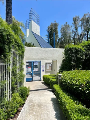 Lower level entry to main community pool and clubhouse.