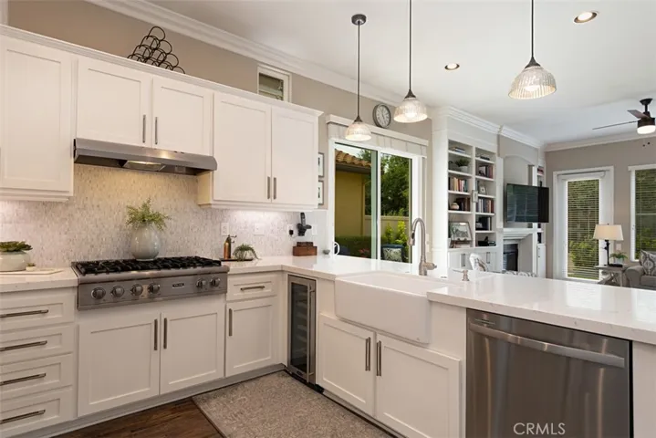 Beautifully remodeled kitchen.
