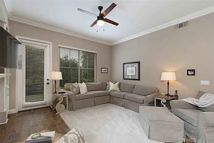 Family room opens to kitchen.