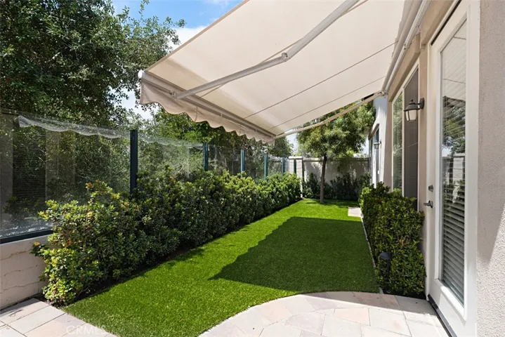 Second retractable awning.