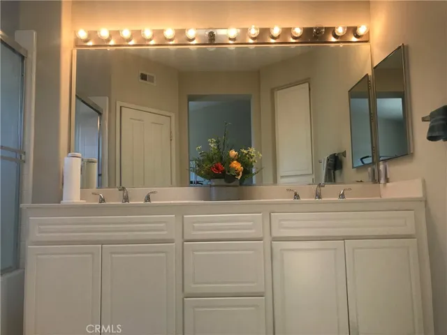 master vanity and dual sink