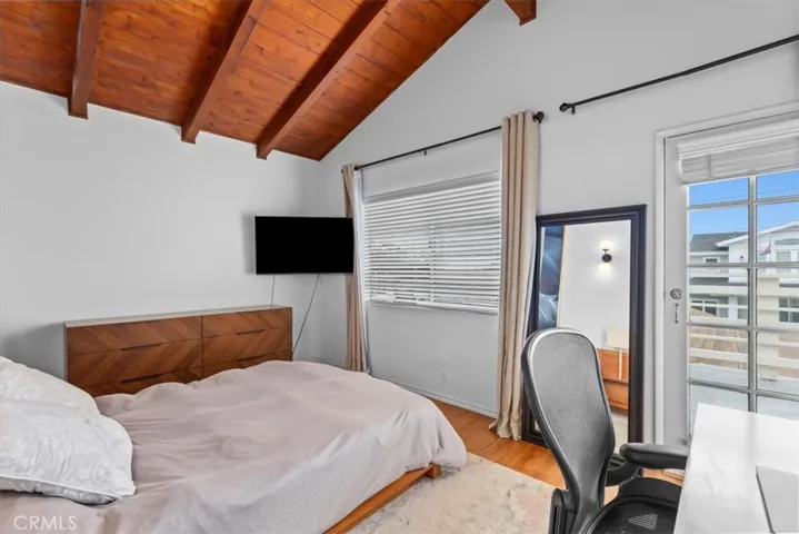 Primary bedroom with deck