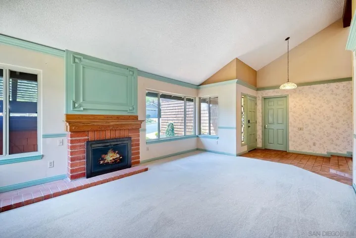 Living room as you enter the home