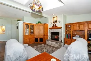 Family Room with Built in Entertainment Center