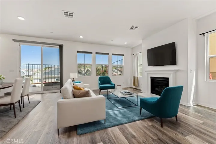 staged living room