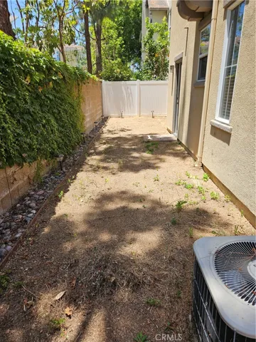 Low-maintenance back yard space.
