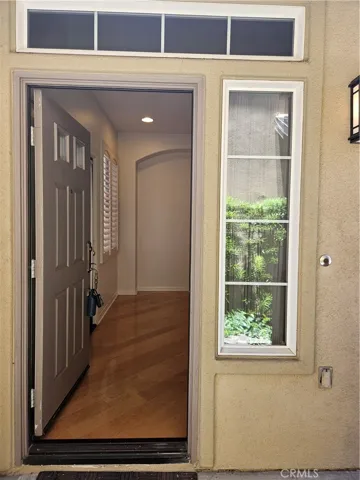 Private entry front door.