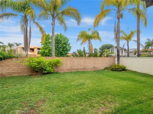 Spacious Side Yard & View