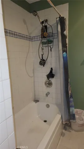 Shower in tub