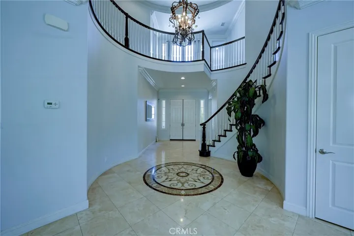 Looking from the inside of the house to the front door.