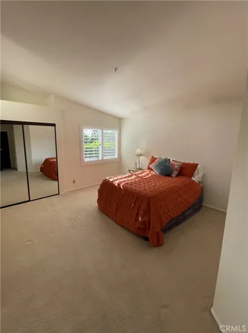 Primary Bedroom with 2 closets and high ceilings