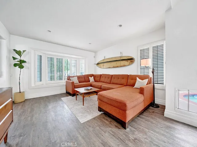 family room from kitchen
