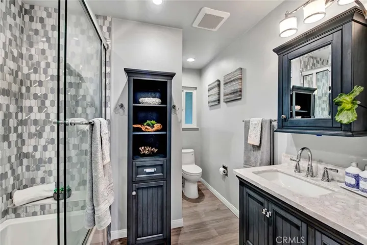 Hallway bathroom
