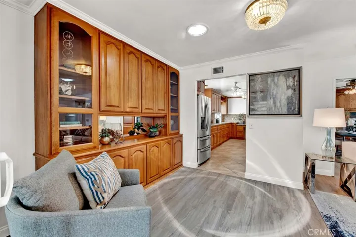Sitting area or potential kitchen table area