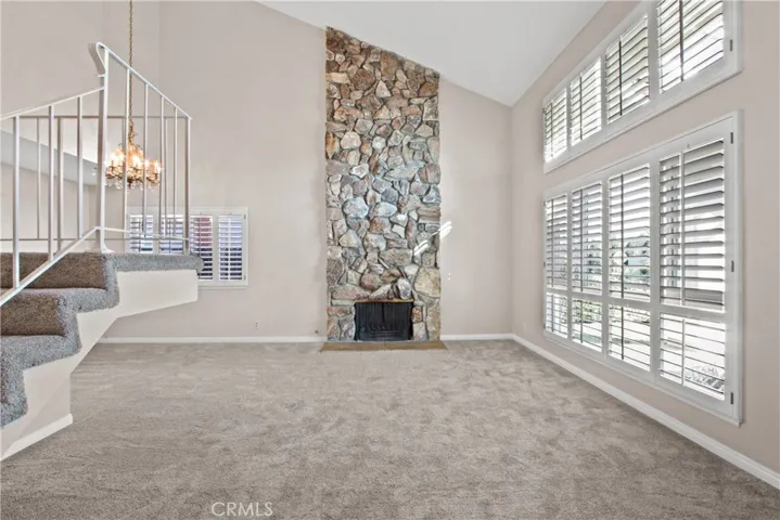 Beautiful Rock Fireplace