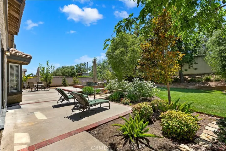 Rear Patio Lounging Area