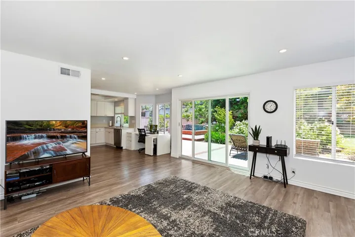 Family Room Open to Kitchen & Dining Area