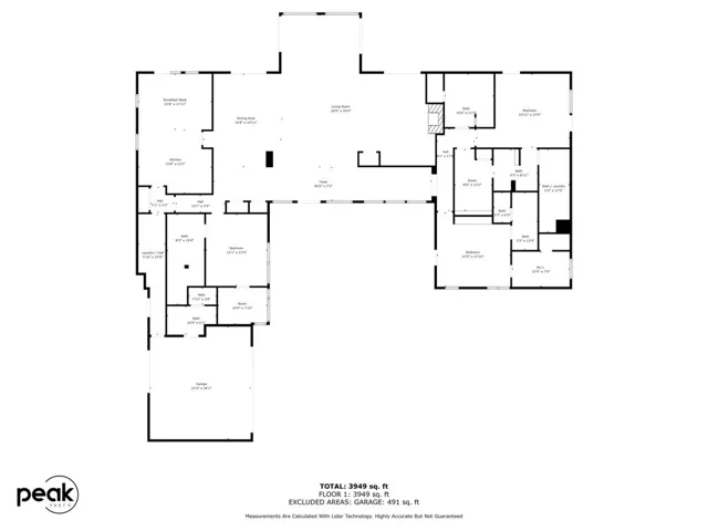401 Iris Lane Main House (with dimension