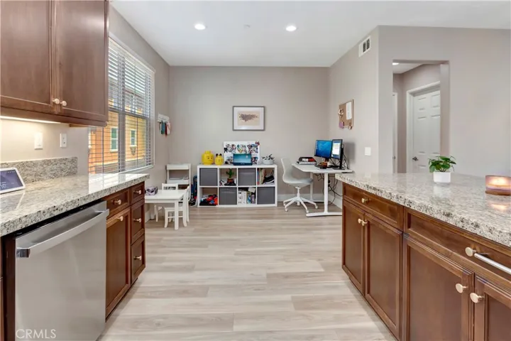 Spacious kitchen with a nook area. Use it for dining, as an office, or a playroom."
Spacious kitchen with a nook area. Use it for dining, as an office, or a playroom."