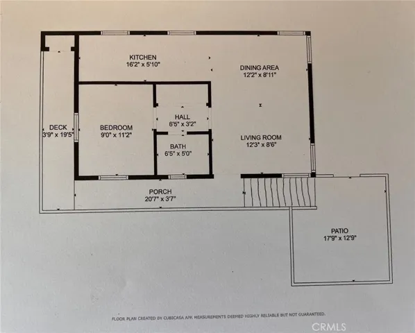 Apartment Floor Plan-Dimensions are Estimates only.
