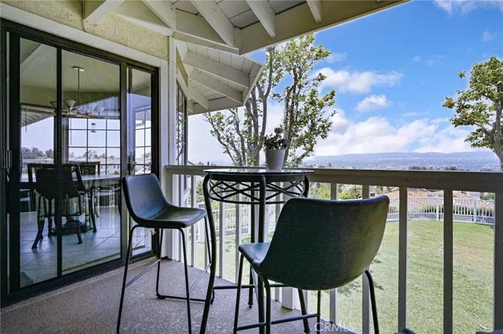 Balcony off Kitchen