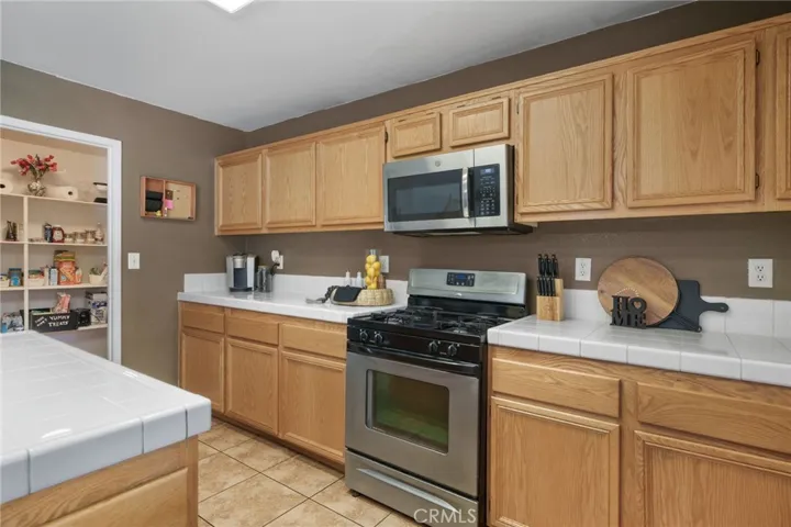 Spacious kitchen with island and ample storage