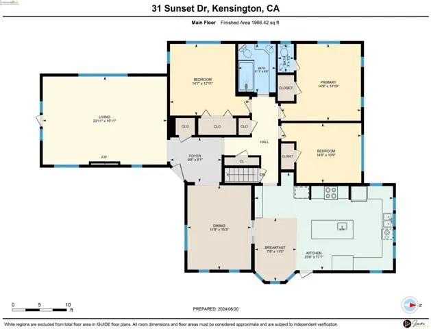 31 Sunset Drive, Kensington, California 94707-1151