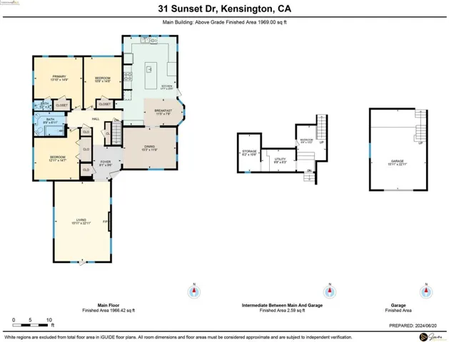 31 Sunset Drive, Kensington, California 94707-1151