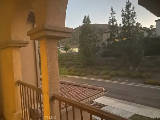 Upstairs bedroom balcony