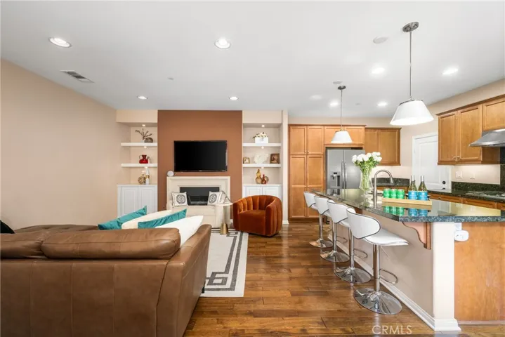 an open floorplan