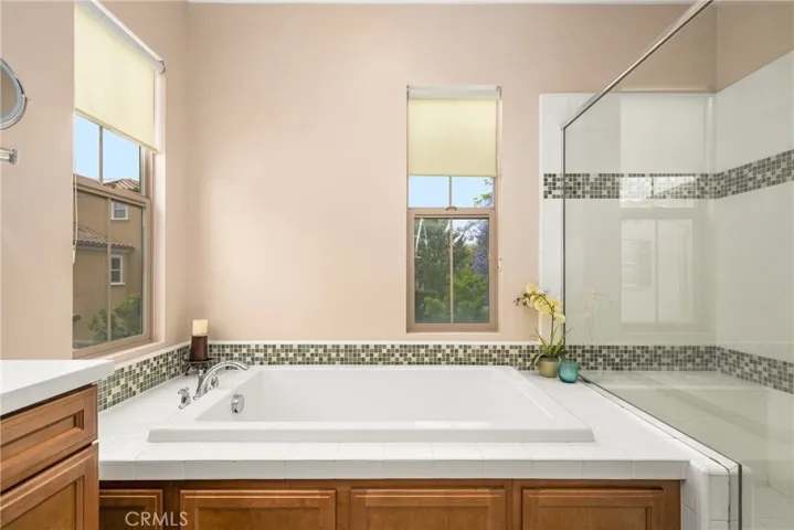 relax into a sumptuous soaking tub